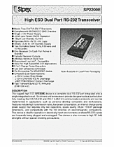 DataSheet SP2209EE pdf