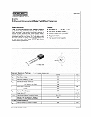 DataSheet BS270 pdf