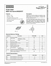 DataSheet FCB11N60 pdf