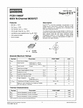 DataSheet FCB11N60F pdf