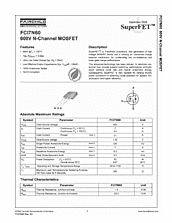 DataSheet FCI7N60 pdf
