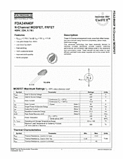 DataSheet FDA24N40F pdf