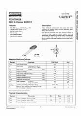 DataSheet FDA75N28 pdf