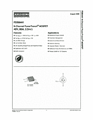 DataSheet FDB8441 pdf