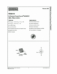 DataSheet FDB8444 pdf