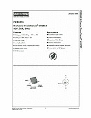 DataSheet FDB8445 pdf