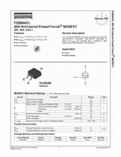 DataSheet FDB8447L pdf