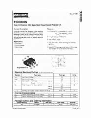 DataSheet FDC6305N pdf