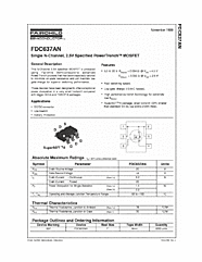 DataSheet FDC637AN pdf