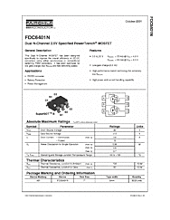 DataSheet FDC6401N pdf