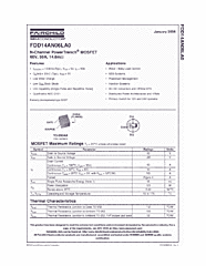 DataSheet FDD14AN06LA0 pdf