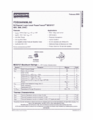 DataSheet FDD24AN06LA0 pdf