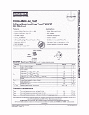 DataSheet FDD24AN06LA0_F085 pdf