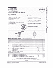 DataSheet FDD2572_F085 pdf