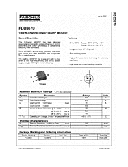 DataSheet FDD3670 pdf