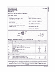 DataSheet FDD3672 pdf