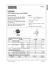 DataSheet FDD3690 pdf