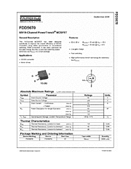 DataSheet FDD5670 pdf