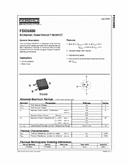 DataSheet FDD5680 pdf