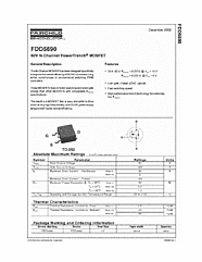 DataSheet FDD5690 pdf