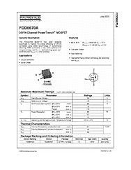 DataSheet FDD6670A pdf