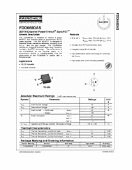 DataSheet FDD6680AS pdf