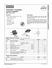 DataSheet FDD6N50F pdf