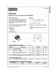 DataSheet FDG315N pdf