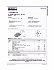 DataSheet FDH038AN08A1 pdf