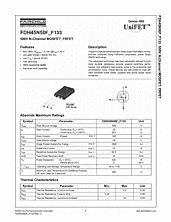 DataSheet FDH45N50F_F133 pdf