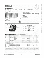 DataSheet FDMA410NZ pdf