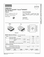 DataSheet FDMC2610 pdf