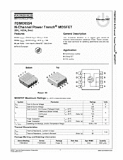 DataSheet FDMC8554 pdf
