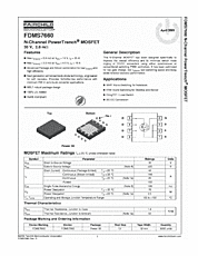DataSheet FDMS7660 pdf