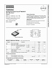 DataSheet FDMS8662 pdf