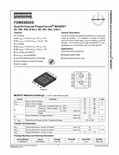 DataSheet FDMS9600S pdf