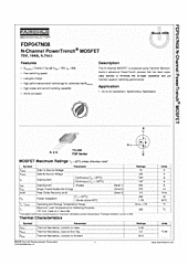 DataSheet FDP047N08 pdf