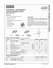 DataSheet FDP20N50F pdf