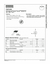 DataSheet FDP3205 pdf