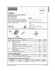 DataSheet FDP8870 pdf