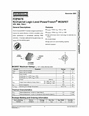 DataSheet FDP8878 pdf