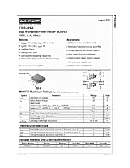 DataSheet FDS3992 pdf