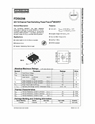 DataSheet FDS6298 pdf