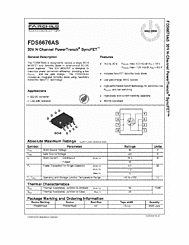 DataSheet FDS6676AS pdf