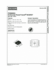 DataSheet FDS6692A pdf