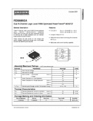 DataSheet FDS6892A pdf