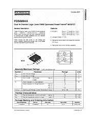 DataSheet FDS6894A pdf