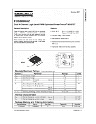 DataSheet FDS6898AZ pdf