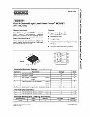 DataSheet FDS6911 pdf