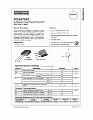 DataSheet FDU6676AS pdf